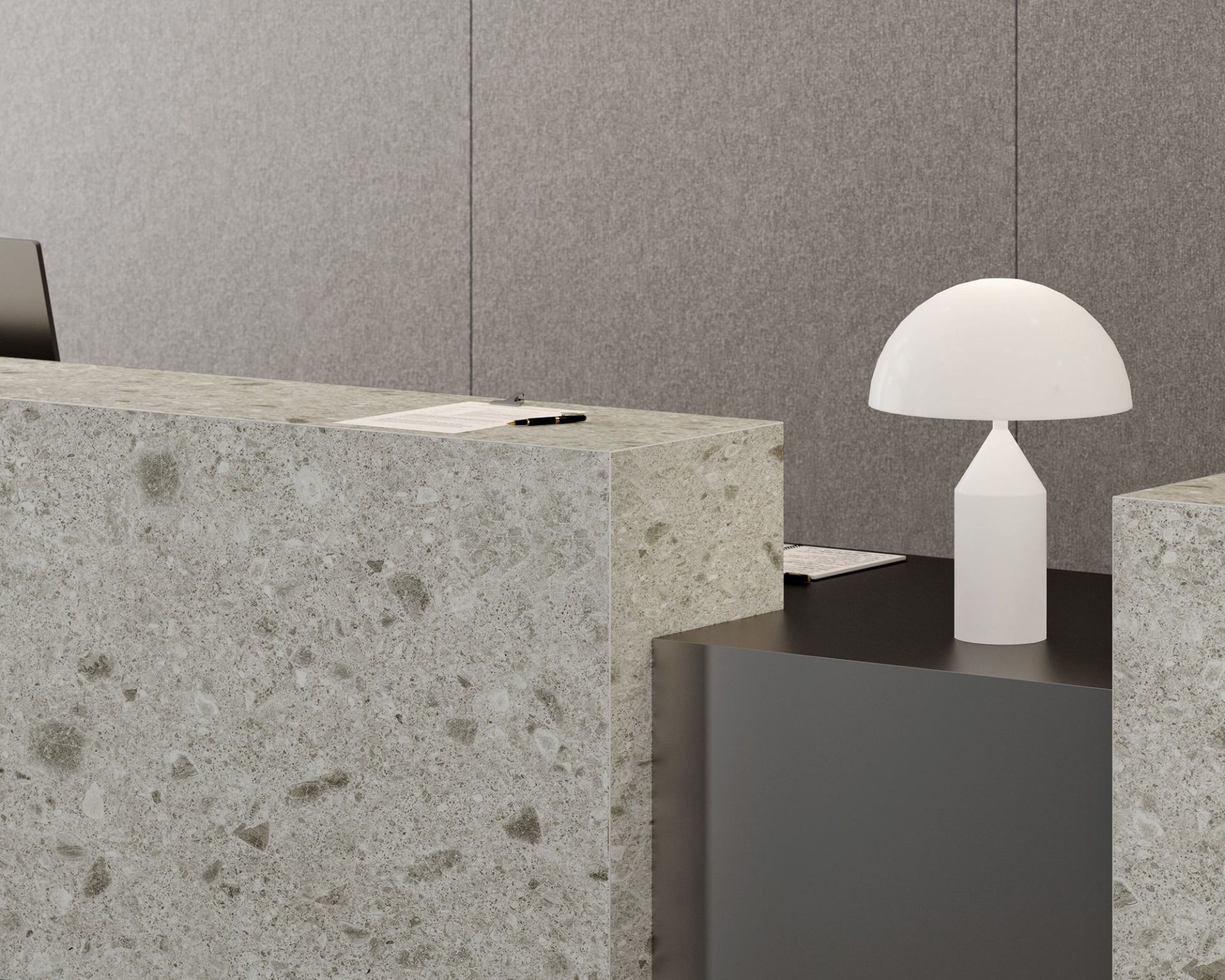 天使白灰水磨石進階 純透芯系列